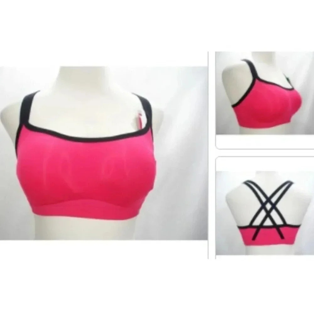 SMALL Lily of France Cross Back Medium Impact Sport Bra